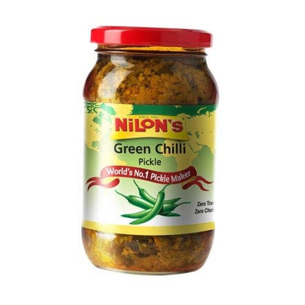 Nilons Green Chilli Achar (Pickle) - 180g