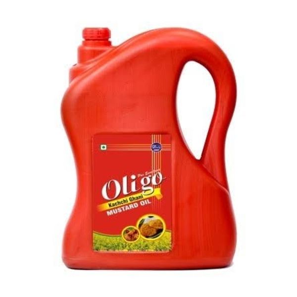 Oligo Kachi Ghani Mustard Oil - 5 Lt