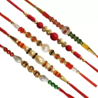 MQS - Designer Rakhi Pack Of 5 - Pack Of 5