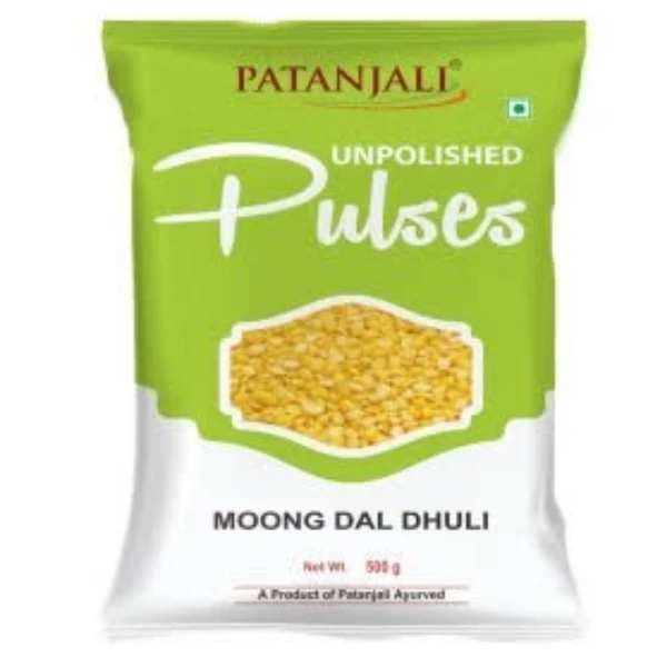 Patanjali Moong Dal Dhuli (Dhua Mogu) - 500g