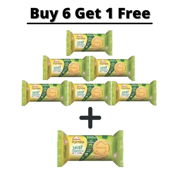 Sunfeast Farmlite Veda Digestive (Combo Pack) - 600g + 100g Free