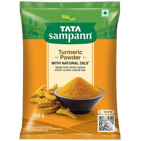 Tata Sampann Haldi Powder (Turmeric Powder/Rong Gura Powder) - 100g