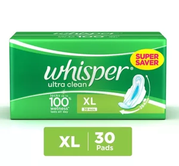 Whisper Ultra Clean XL Pads - XL