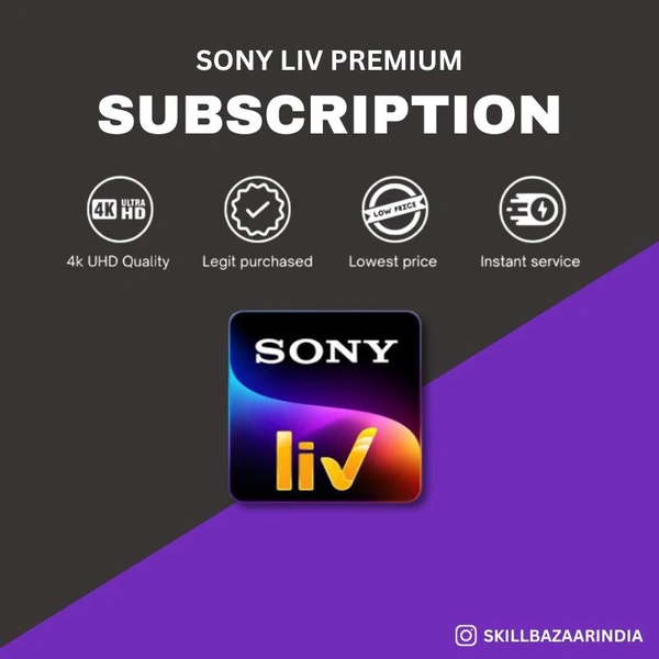 *SONY LIV MEGA OFFER* 😱🥳✅ 6 months ✅ 5 screen support ✅ 4k with Dolby Atmos ✅ Work On / TV • Laptop • Phone✅ Provide on your number ✅ 24/7 offical support*Only at 🔖~₹699~ ₹299/-* Limited time offer grab it before it's over !Note - sony LIV is now available outside India 🎉*OFFER ONLY VALID FOR TODAY⏳⚠️*