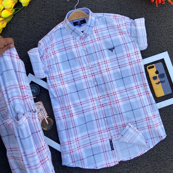 _AMERICAN OWL Paper Cotton Check shirts - M-L-XL