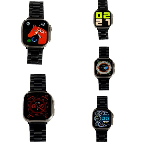 Watch Ultra Max (  49 mm ) with Hard Box Chain Edition - Black, 49mm full HD Display