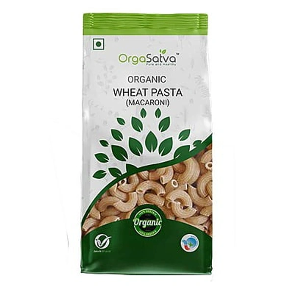 Orga Satva Whole wheat Pasta -Macaroni - 250g