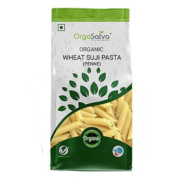 Orga Satva Wheat Suji Pasta Penne - 250g