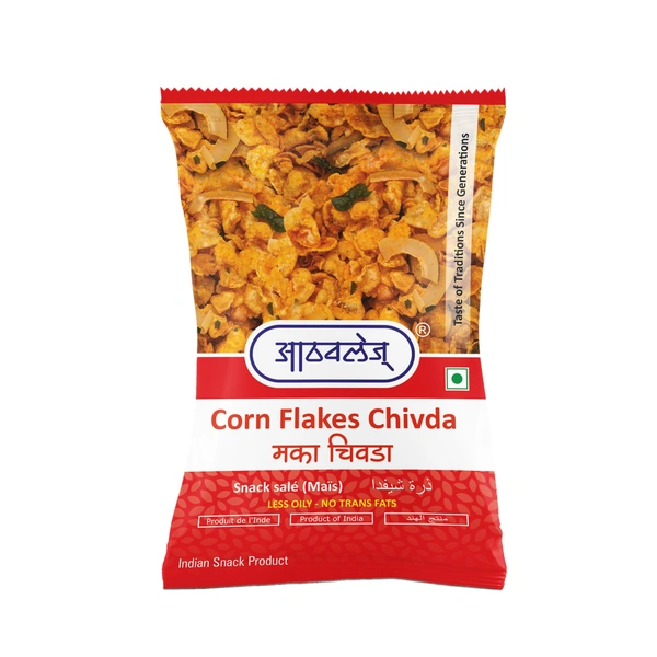 Athavles Maka (corn flakes)Chiwda - 200g