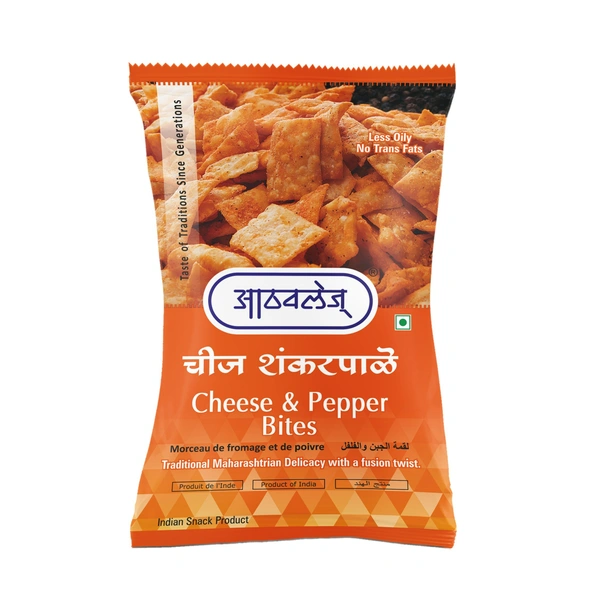 Athavles Cheese Shankarpale - 200g