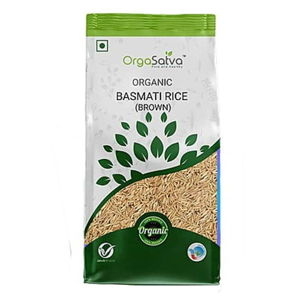 Orga Satva Basmati Rice (Brown) - 1 kg