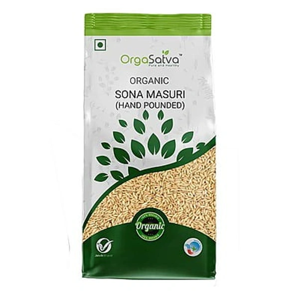 Orga Satva Sona Masoori Rice Brown - 500g
