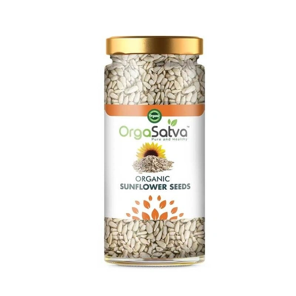 Orga Satva Sunflower seeds in Glass jar - 100g