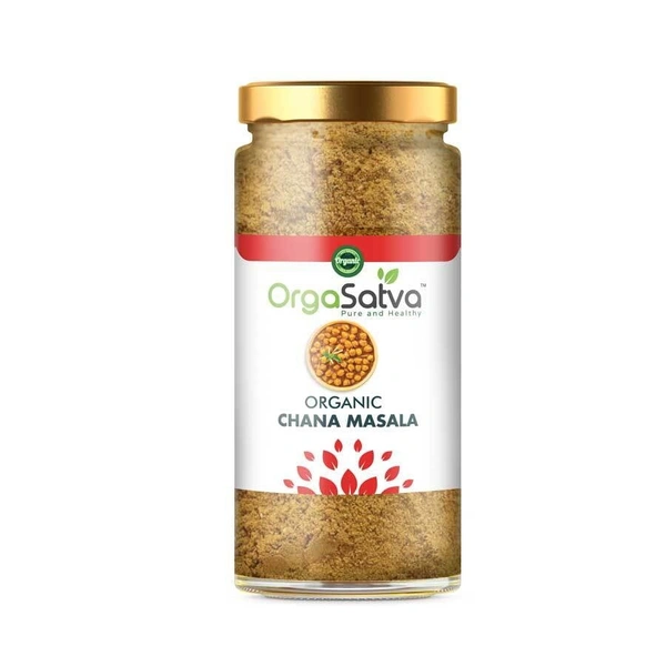 Orga Satva Chana masala powder glass packing - 100g