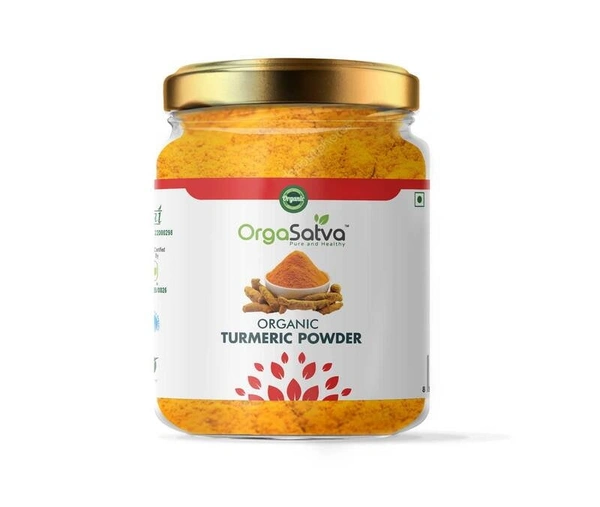 Orga Satva Haldi / Turmeric powder in Glass jar - 250g