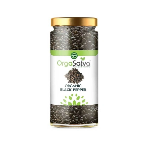 Orga Satva Kale Mire / Black pepper-Glass jar packing - 75g