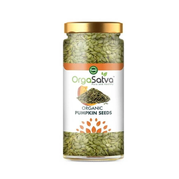 Orga Satva Pumpkin seeds in Glass jar - 100 g