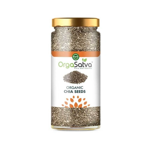 Orga Satva Chia seeds in Glass jar - 150g