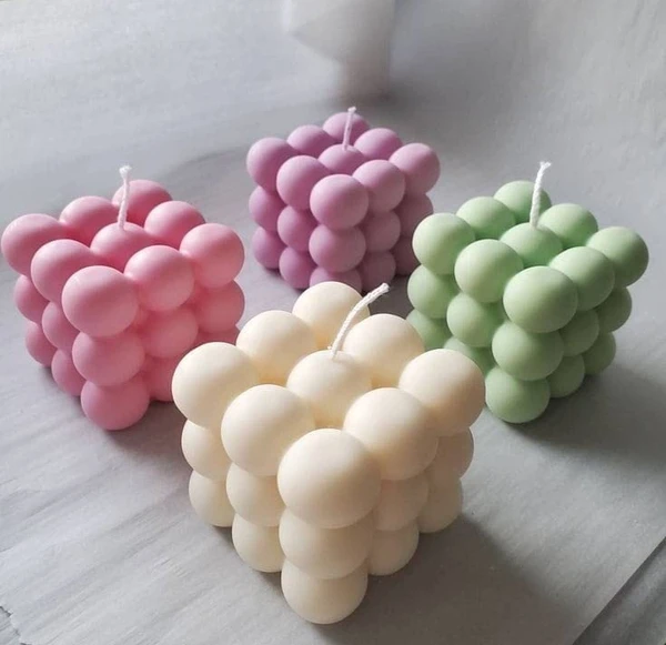 3D Bubble Candle - Lavender