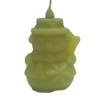 Snowman Candle