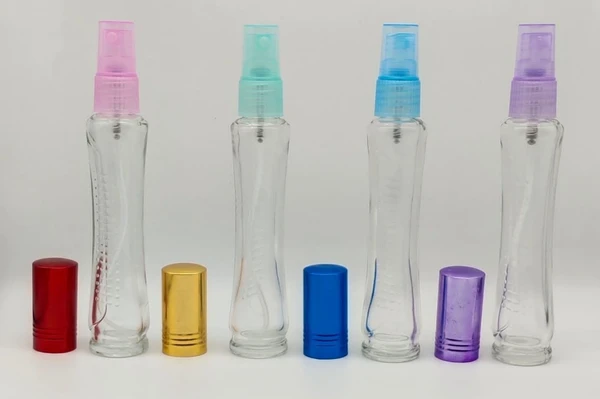 Type 4 Chetta Bottle - 50 ml, Transparent, Plastic