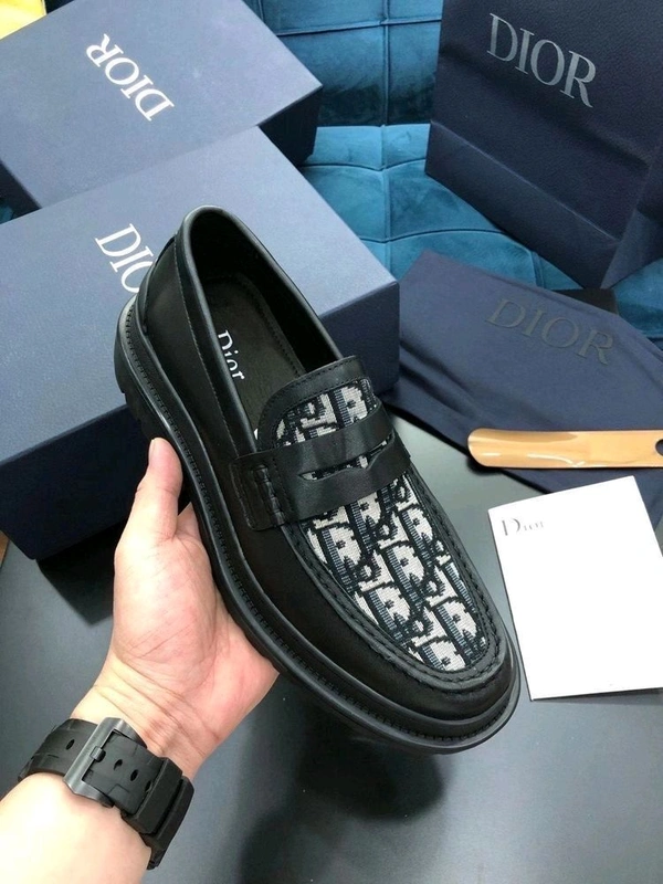 Dior Loafers  - Black, Uk7-8-9