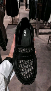 Dior Loafers  - Black, Uk7-8-9