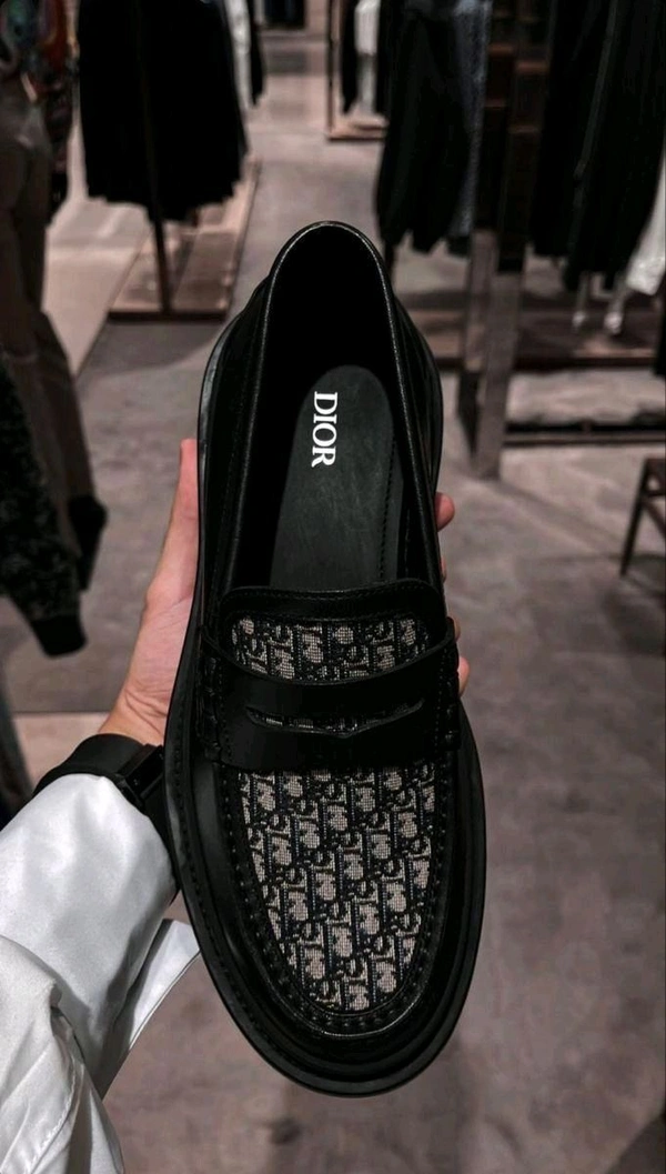 Dior Loafers  - Black, Uk7-8-9