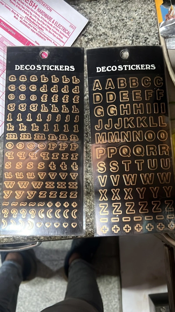 Sticker Abcd 