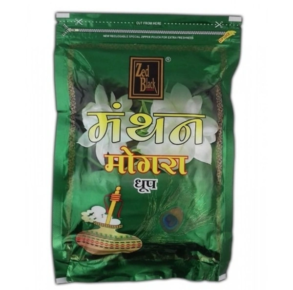 Zedblack  Dhoopbatti Chandan Flavour ( Zipper Pack 20N)  - Mogra