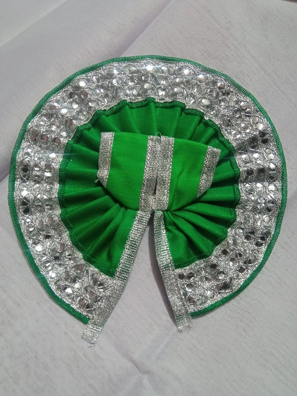 Kanha Ji Vastra ( 3 No Size )  - Green
