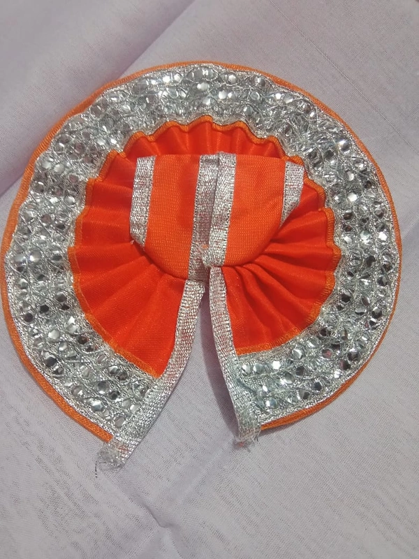 Kanha Ji Vastra ( 3 No Size )  - Orange