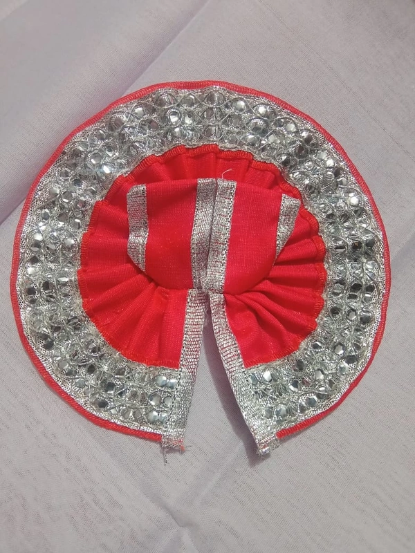 Kanha Ji Vastra ( 3 No Size )  - Red