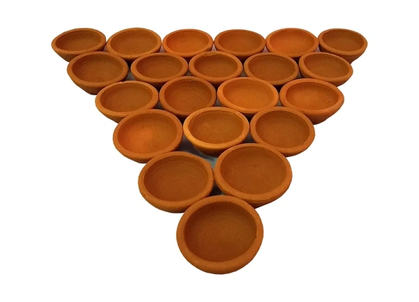 Small Size Diya ( Pack Of 100 Pcs )  - 1