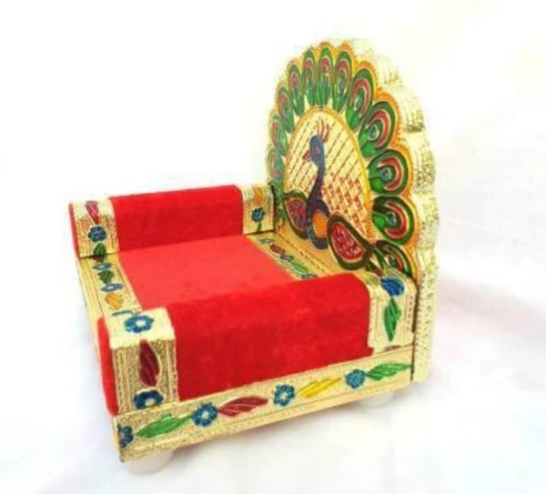 Laddo Gopal Singasan ( Wood Maked)  - 1