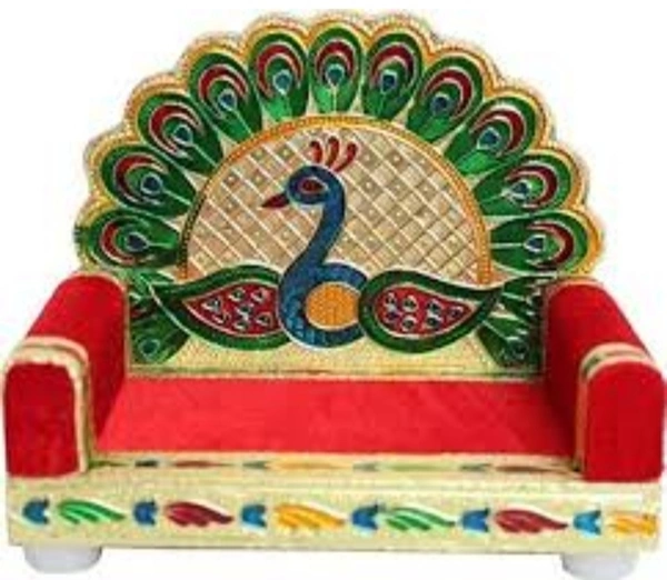 Laddo Gopal Singasan ( Wood Maked)  - 1