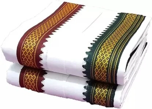 Angocha For Puja  - White