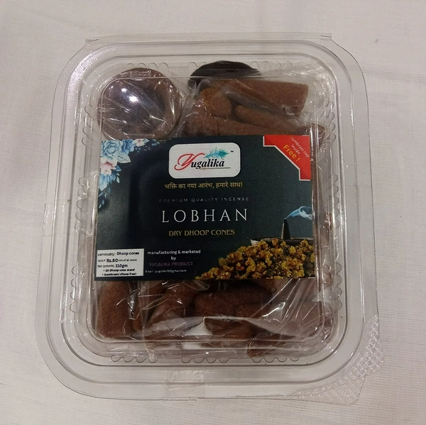 yugalika lobhan dhoop cone ( 110gm) - lobhan