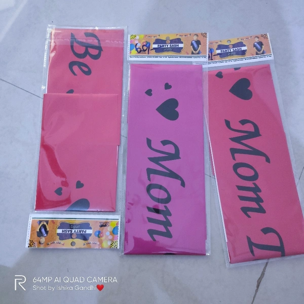 Mom To Be Sash - Red