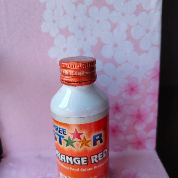 Orange Red Liquid Colour 100ml