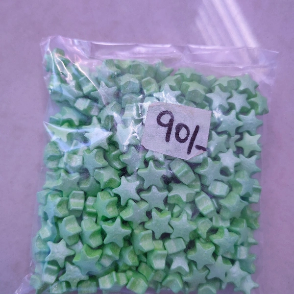 Edible Green Stars - 100gm