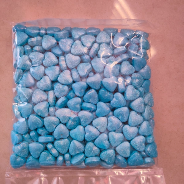 Edible Blue Hearts - 100gm