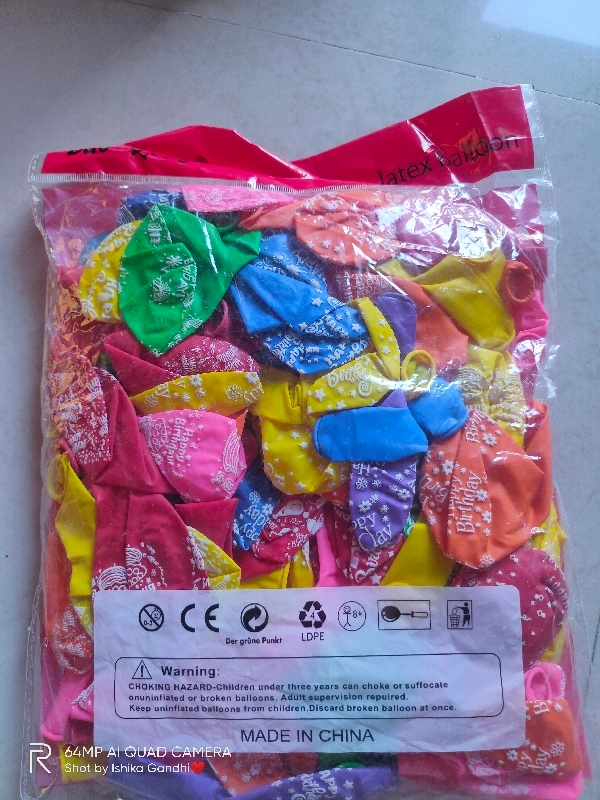 Happy Birthday Ballon 100pcs