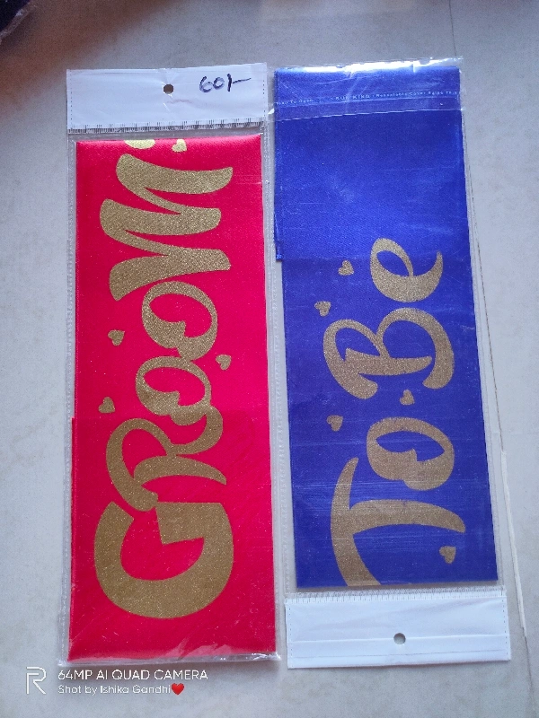 Groom To Be Sash  - Red