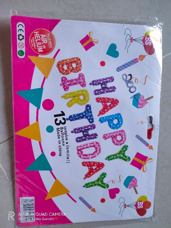 Happy Birthday Foil Balloon
