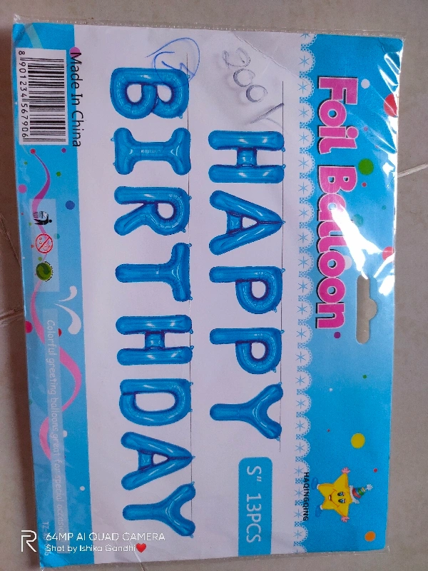 Happy Birthday Foil Balloon
