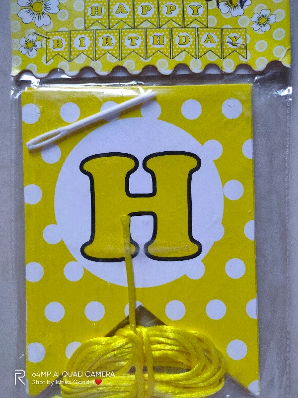 Happy Birthday Banner - Green