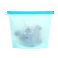 Silicon Food Pouch - Blue
