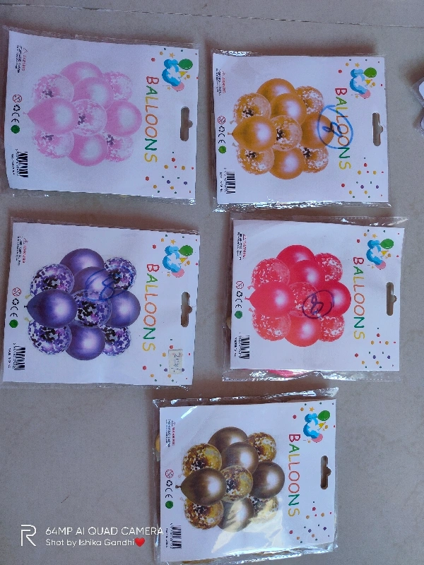 Ballons Set (10pc) - Marron red