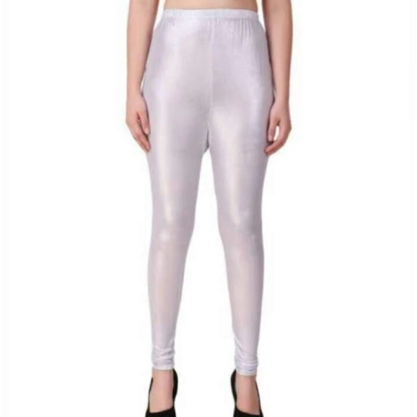 Satin Leggings - Red